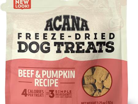 Acana Singles Freeze-Dried Beef & Pumpkin Dog Treats Online