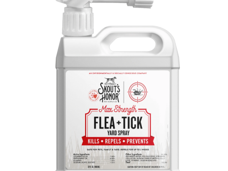 Skout s Honor Flea & Tick Dog Yard Spray 32oz Fashion