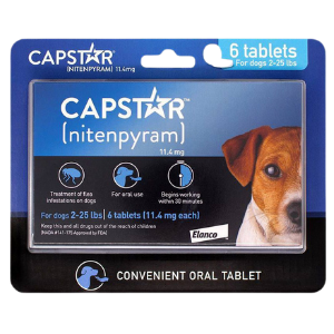 Capstar Flea Tablets For Dogs 2-25 lbs 6ct Fashion