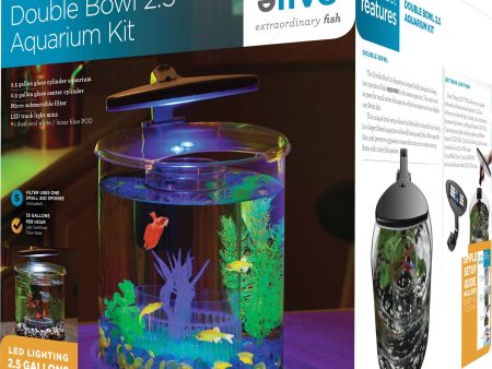 Elive Llc. - Double Bowl Aquarium Kit on Sale