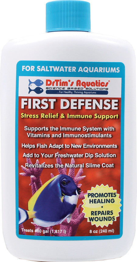 Dr. Tim s Aquatics Llc. - First Defense Saltwater Aquarium Solution Online Sale