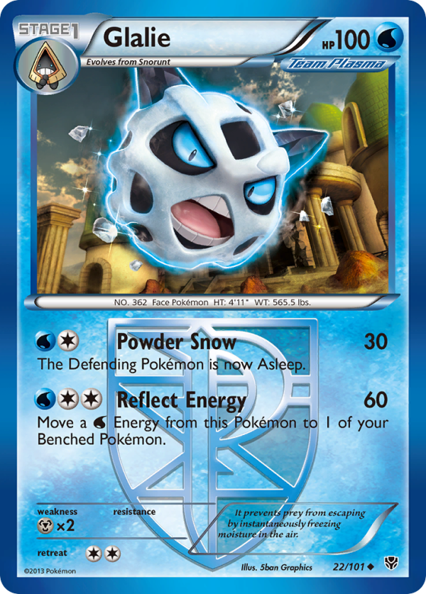 Glalie (22 101) [Black & White: Plasma Blast] Sale