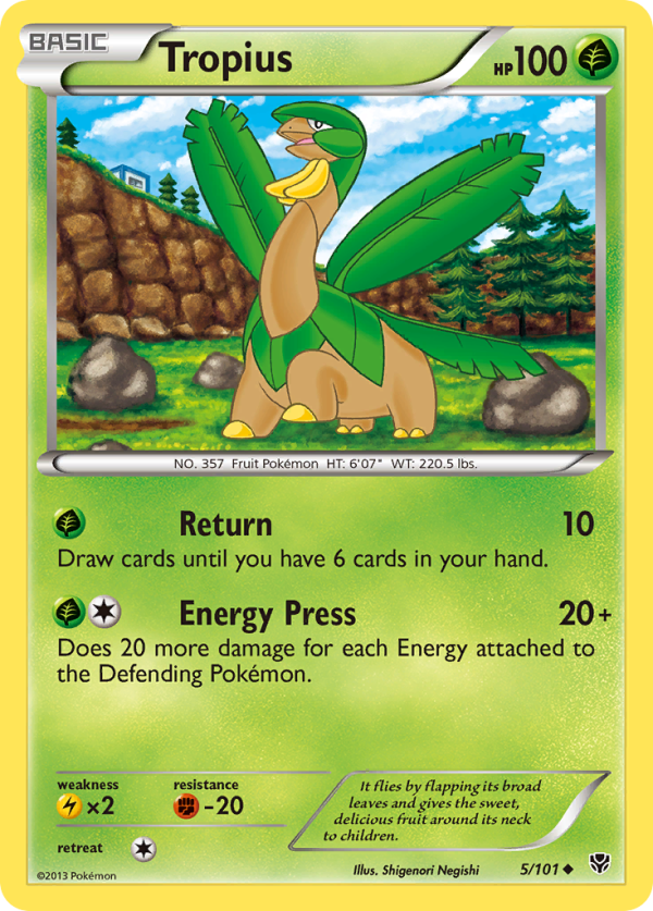 Tropius (5 101) [Black & White: Plasma Blast] Online Hot Sale