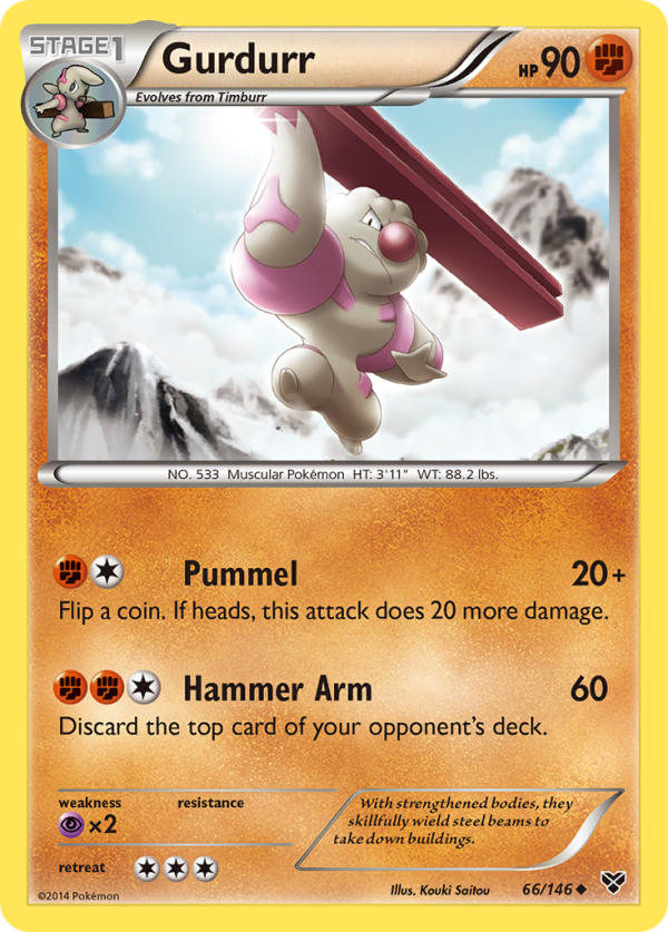 Gurdurr (66 146) [XY: Base Set] Hot on Sale