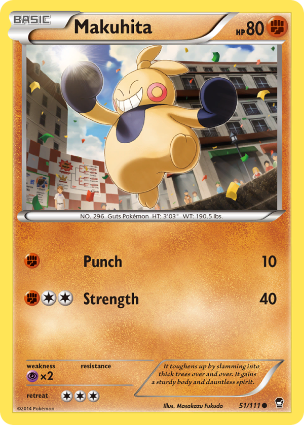 Makuhita (51 111) [XY: Furious Fists] Online Sale