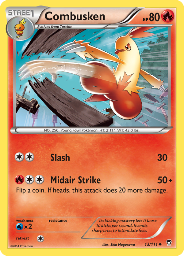 Combusken (13 111) [XY: Furious Fists] Sale