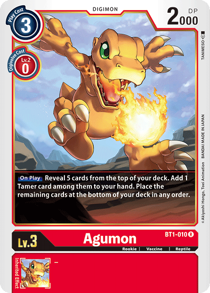 Agumon [BT1-010] [Release Special Booster Ver.1.0] Cheap