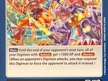 A Blazing Storm of Metal! [BT5-103] [Battle of Omni Pre-Release Promos] For Sale