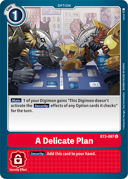 A Delicate Plan [BT3-097] [Release Special Booster Ver.1.5] Online